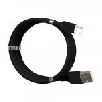 Wholesale Magnetic Tangle Free iPhone Charging Cable -  Fast IP Lighting Charging Cable for Easy Storage and Organization for iPhone, iDevice (Black)